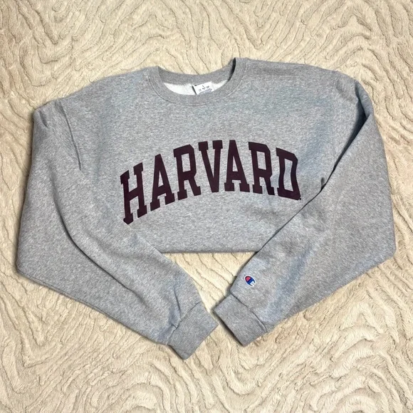 Harvard University Crew Neck by Champion Size Large - Picture 3 of 7